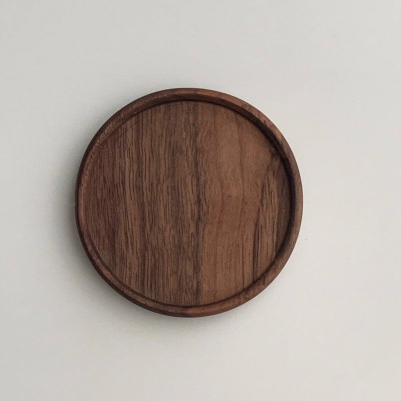 Walnut Wood Coaster Set