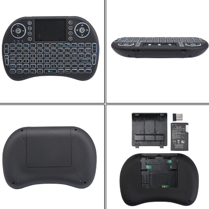 Android Smart TV Box + Backlit Mini Keyboard