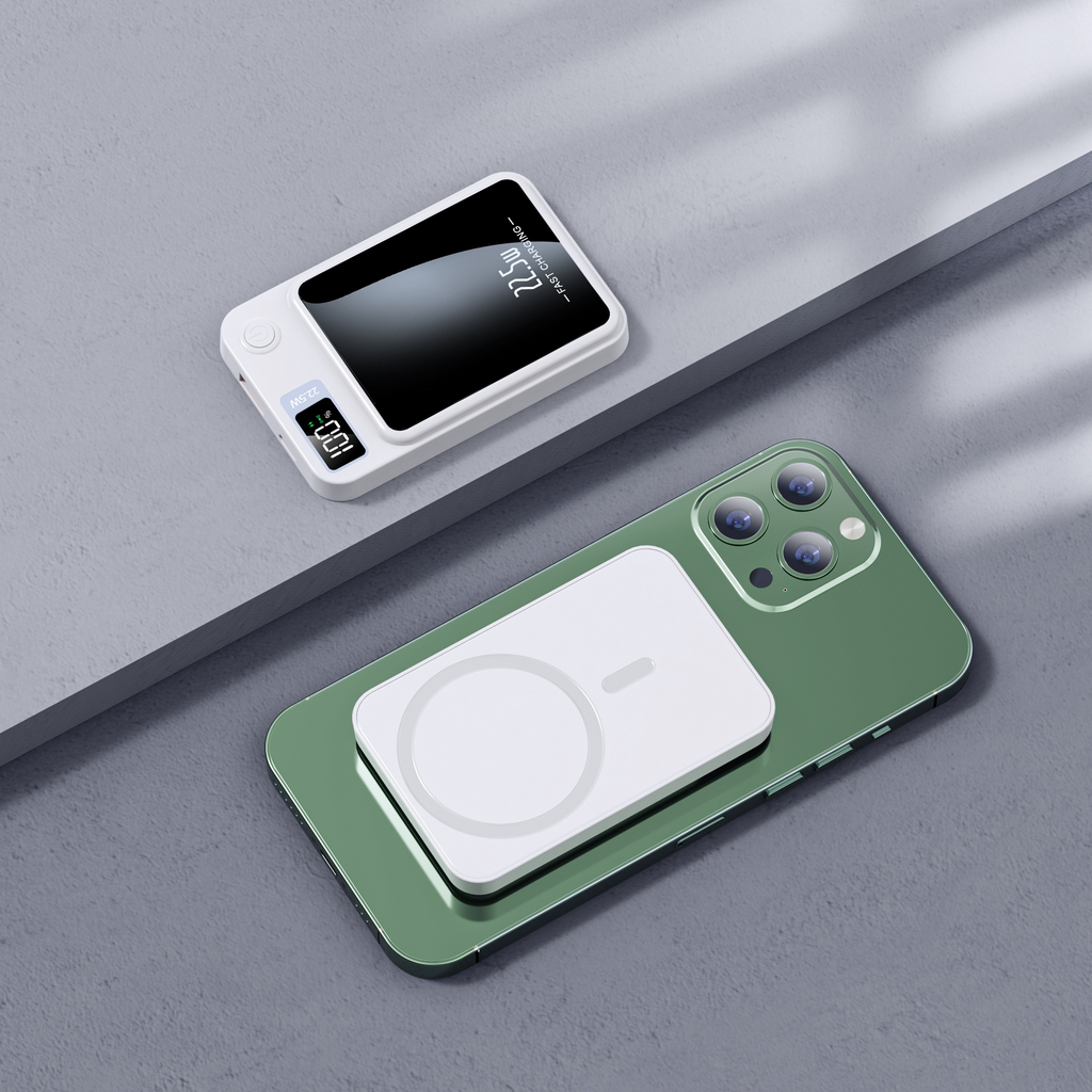 Magnetic Wireless Power Bank — Snap & Go