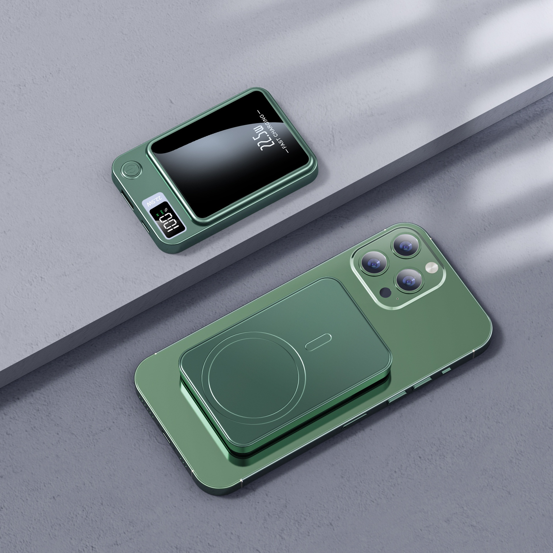 Magnetic Wireless Power Bank — Snap & Go