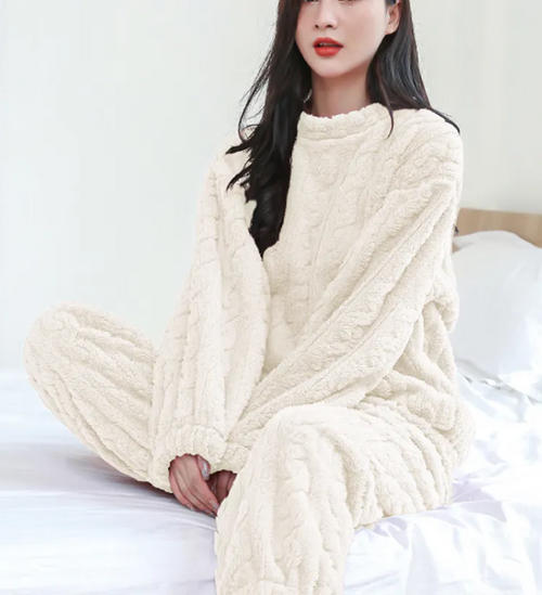 Cloud Velvet Pajama Set — Winter Weight