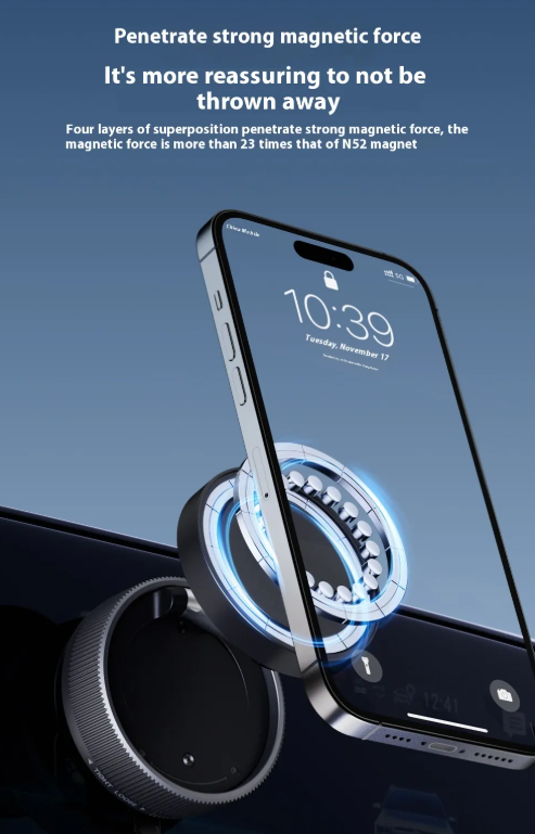 Magnetic Phone Stand — 720° Rotation