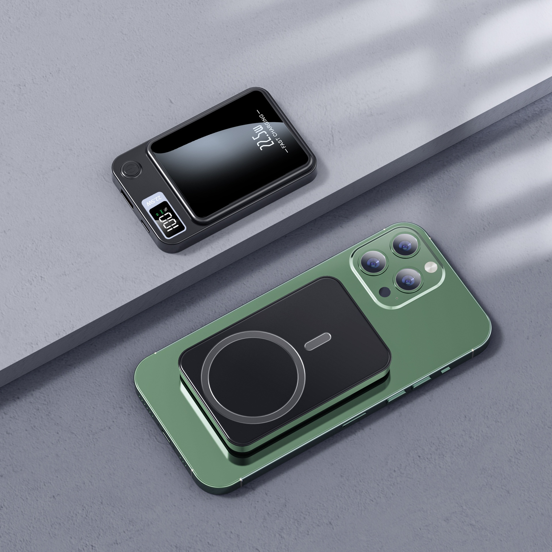 Magnetic Wireless Power Bank — Snap & Go