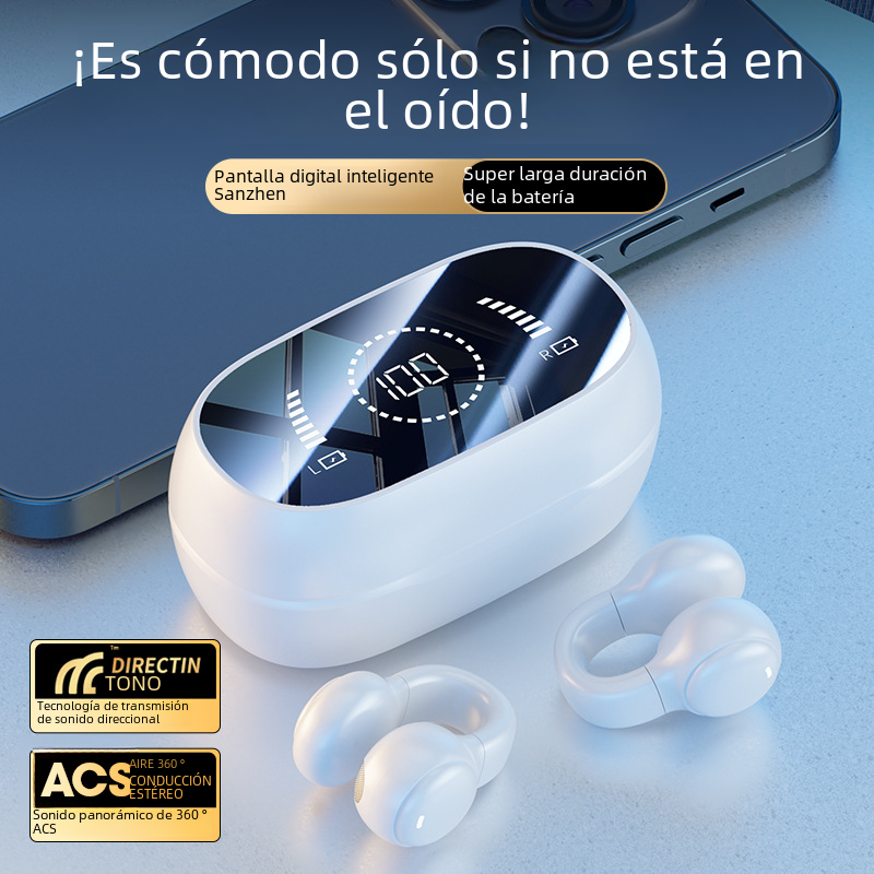 Open-Ear Clip Earphones — Sport Audio